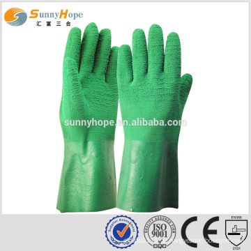 SUNNYHOPE Latex auf Palm Coated zurück offen Handschuhe Fabrik Handschuhe